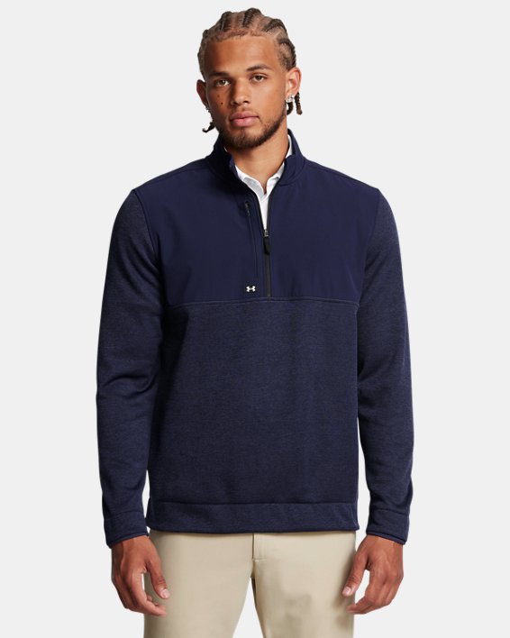 Under Armour Drive Storm Golf Sweater Fleece ½ Zip - Downpour Gray Under Armour Drive Storm Golf Sweater Fleece ½ Zip - Downpour Gray